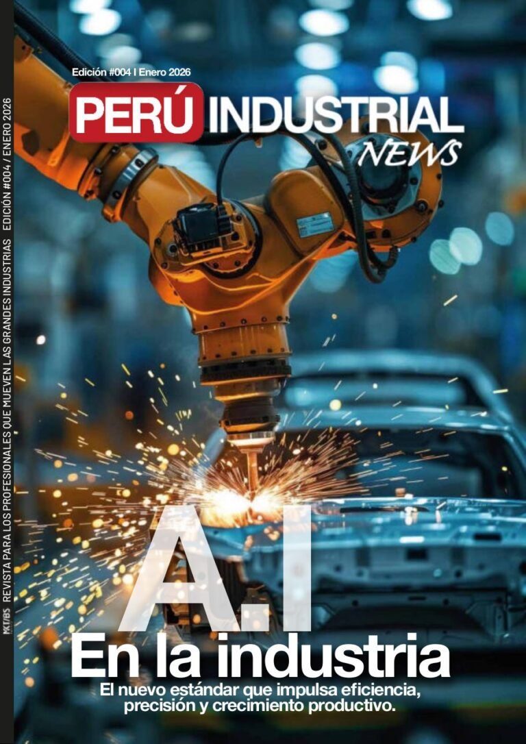 Portada de Perú Industrial News: inteligencia artificial en la industria
